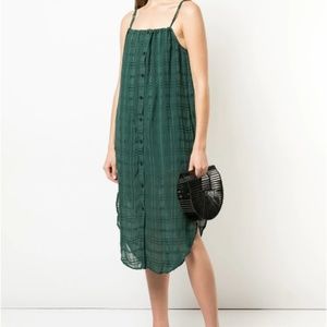 Onia Flora Checked Dress